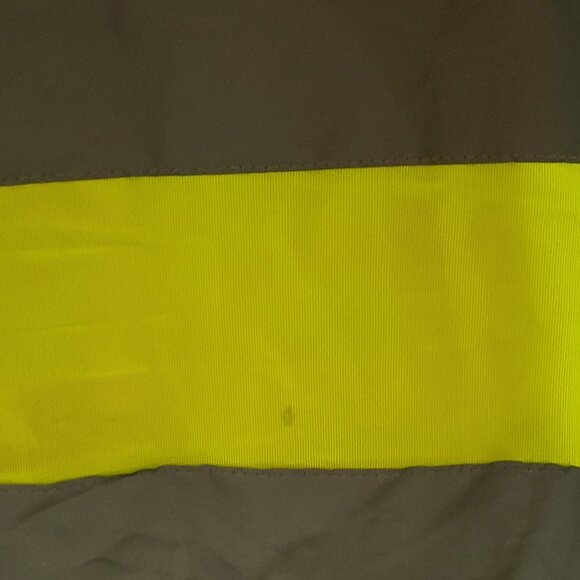 REFLECTVIVE VEST HIGH VISABILITY DAY / NIGHT -NEON YELLOW -ZIPPER FRONT SIZE XL - Picture 8 of 12